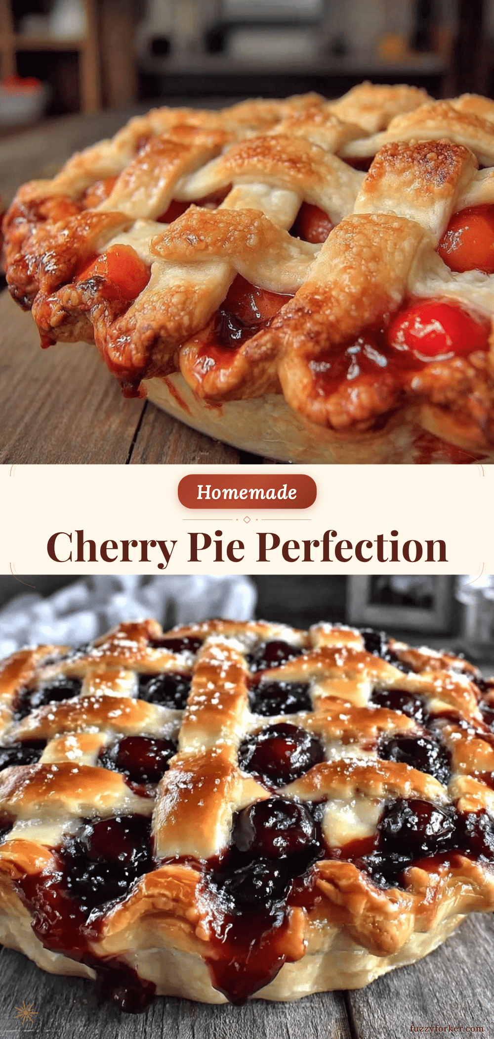 cherry pie homemade lattice recipe