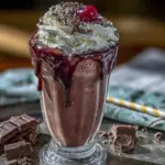 chocolate milkshake recipe - featured image