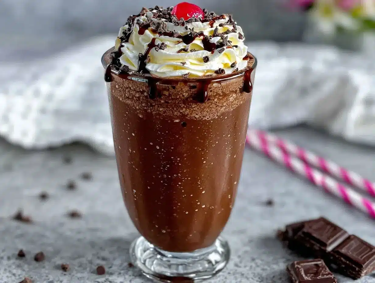 chocolate milkshake recipe preparation steps