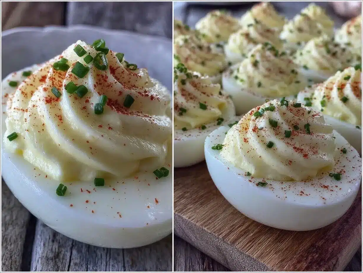 church potluck deviled eggs preparation steps