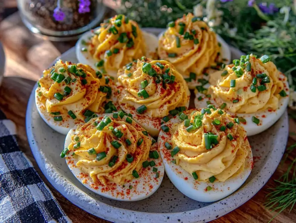 classic deviled eggs recipe - featured image