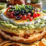 classic seven layer dip - featured image