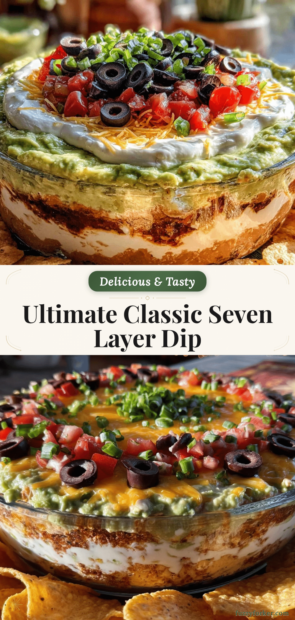 classic seven layer dip recipe