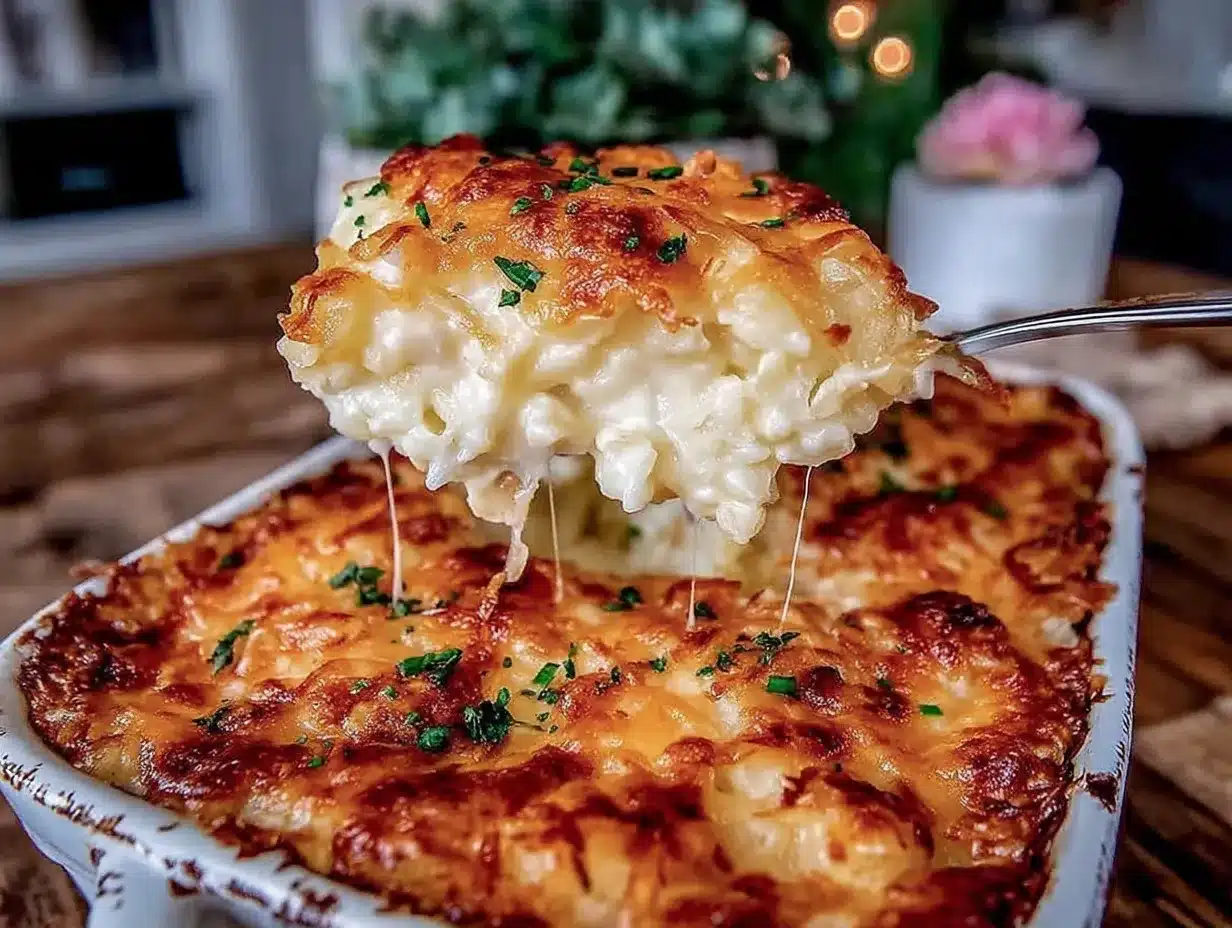 cracker barrel hashbrown casserole copycat preparation steps