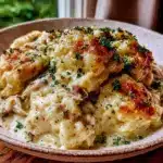 creamy chicken and dumplings - featured image