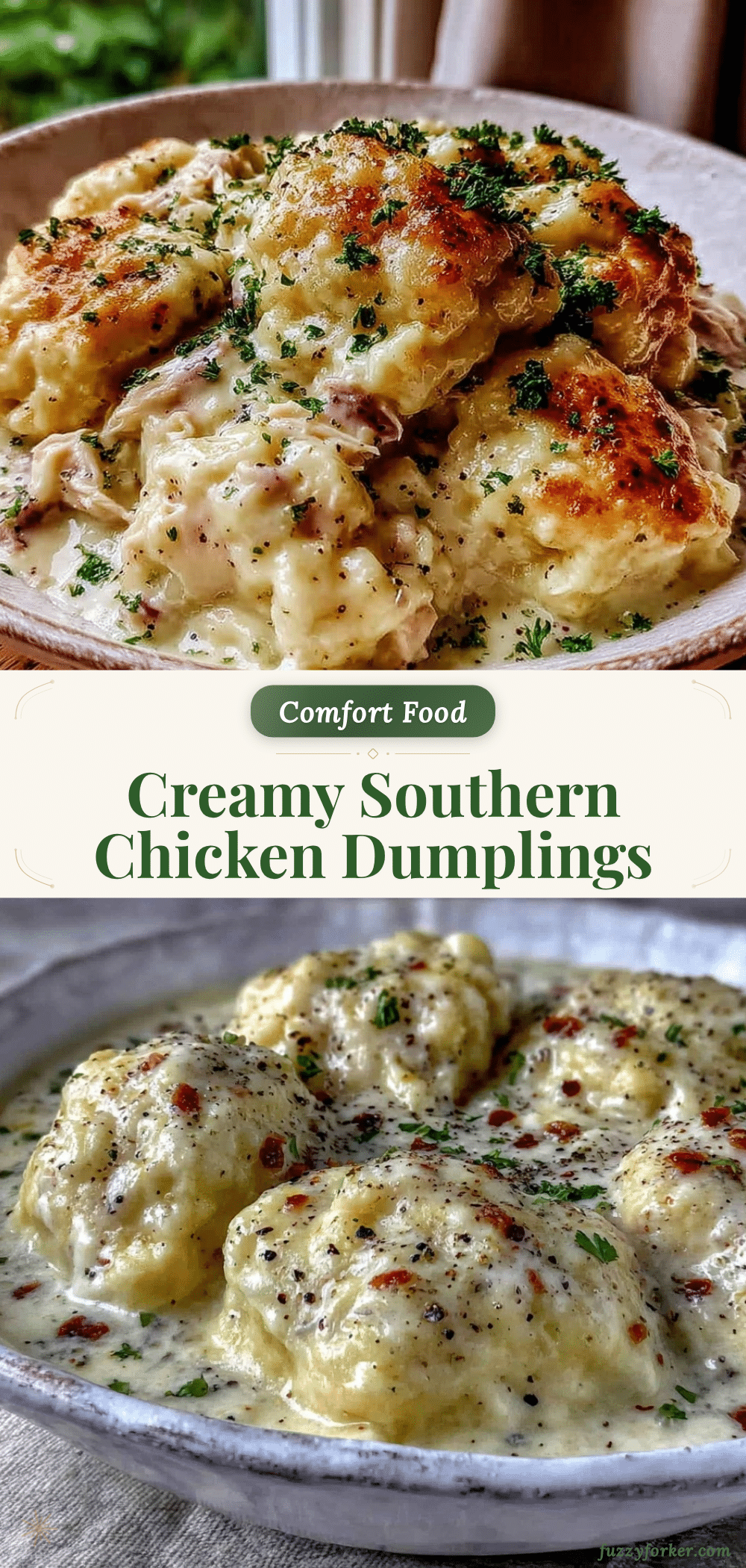 creamy chicken and dumplings recipe