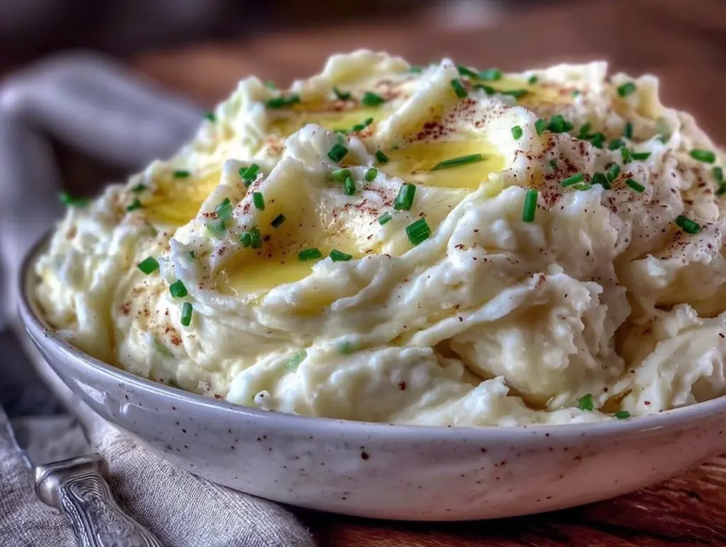 creamy mashed potatoes butter loaded - featured image