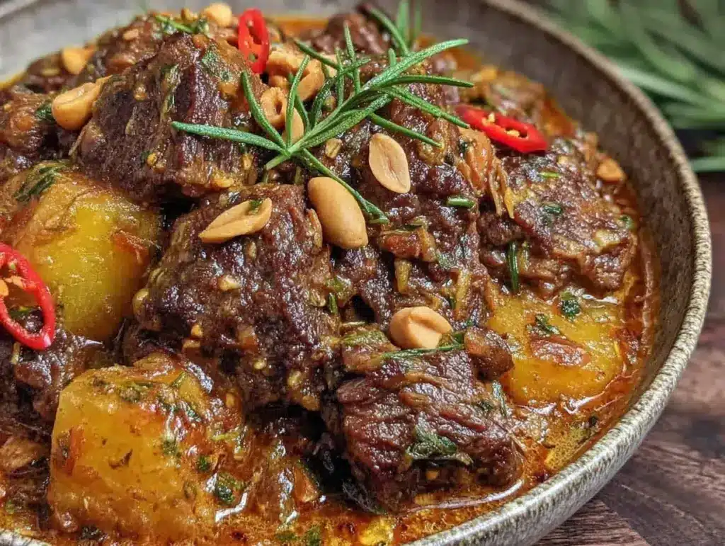 creamy Massaman curry with beef - featured image