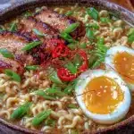 creamy spicy miso ramen - featured image