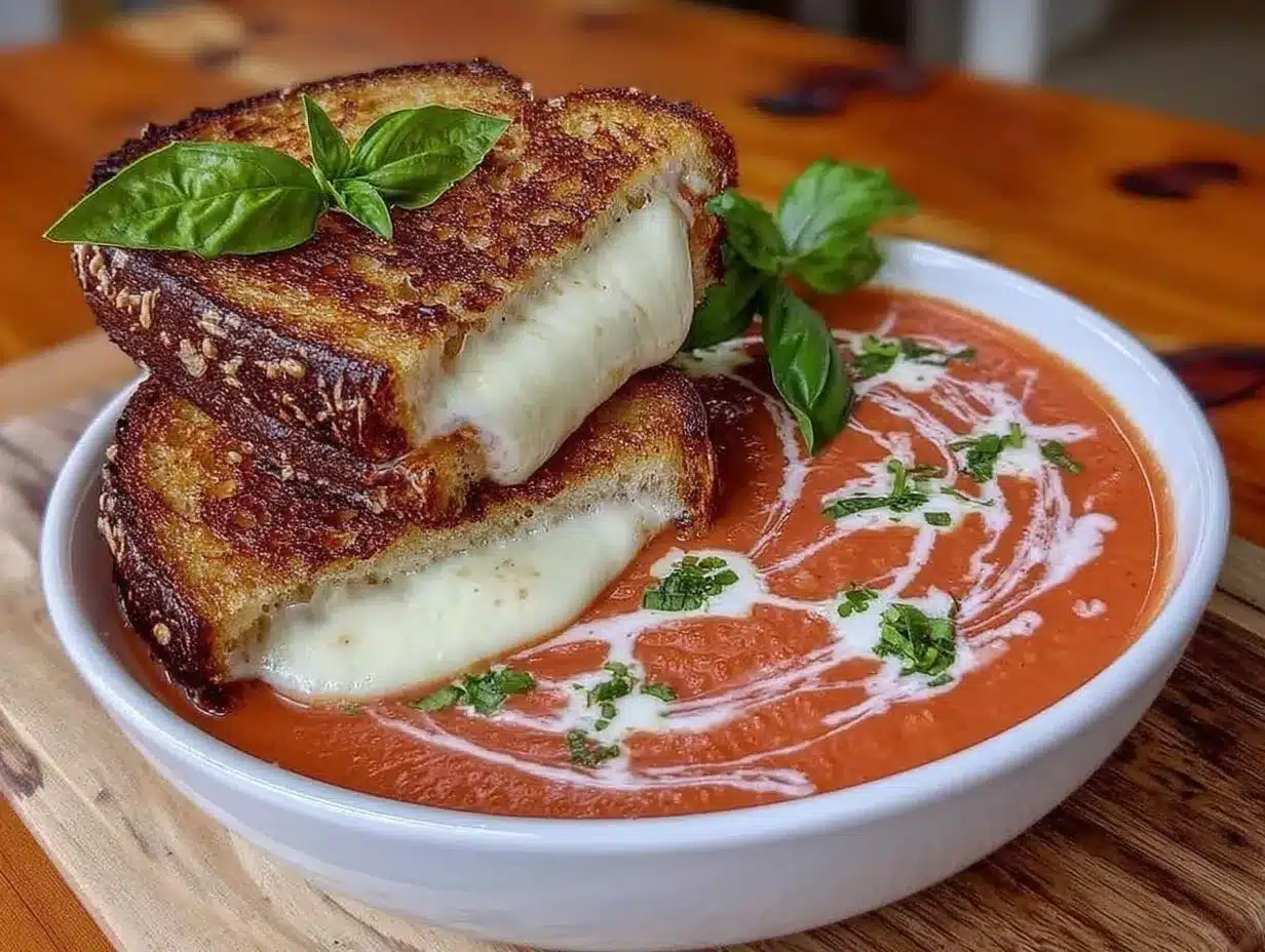 creamy tomato basil soup preparation steps