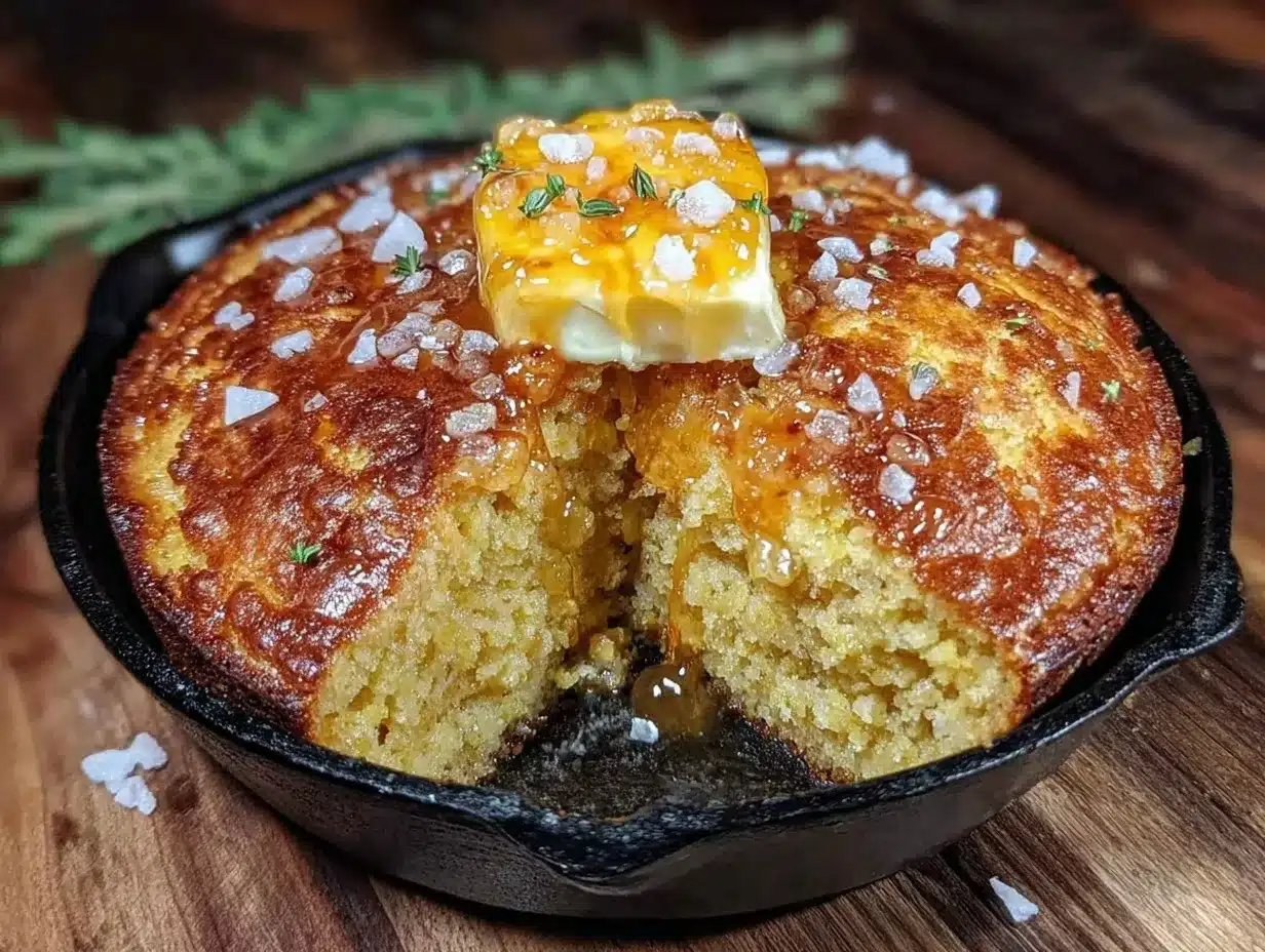 crispy cast iron cornbread preparation steps
