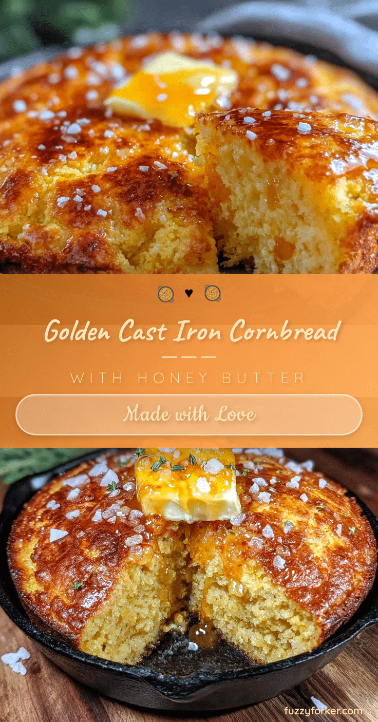 crispy cast iron cornbread recipe
