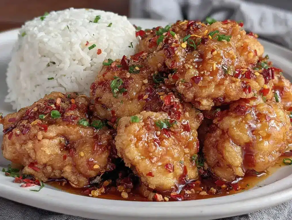 crispy copycat panda express orange chicken - featured image