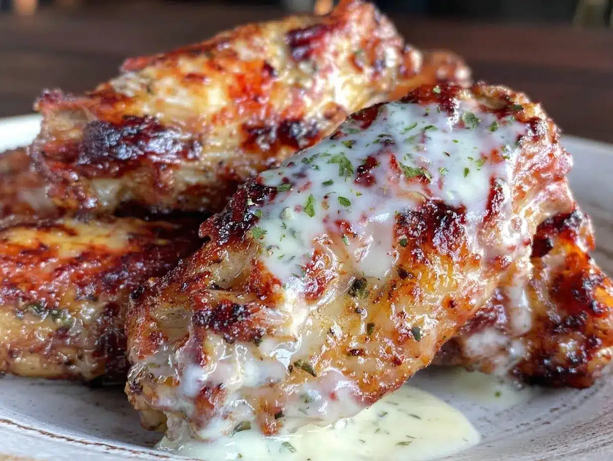 crispy smoked chicken wings preparation steps