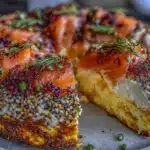 everything bagel breakfast bake - featured image