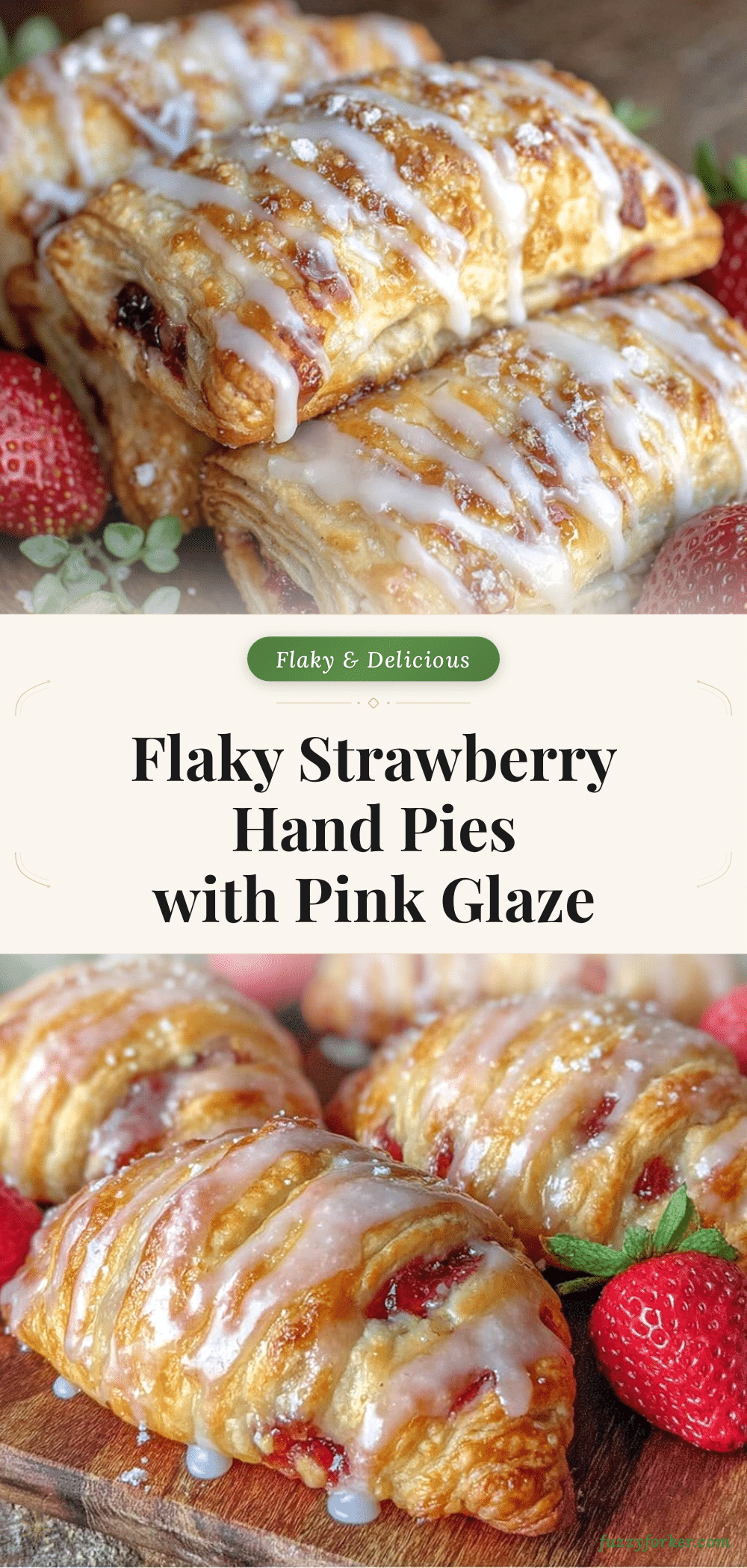 flaky strawberry hand pies recipe