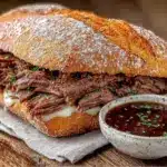 French dip sandwich recipe - featured image