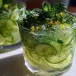 fresh cucumber mint gin-free tonic - featured image