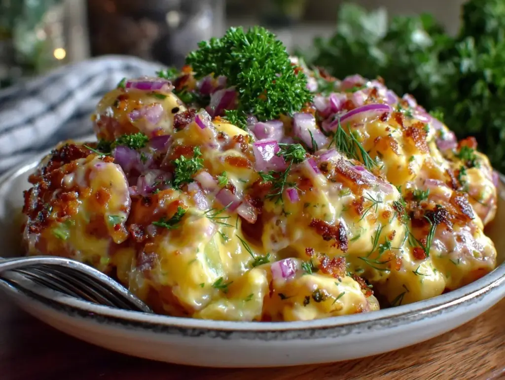Grandmas Potato Salad Mustard Style - featured image