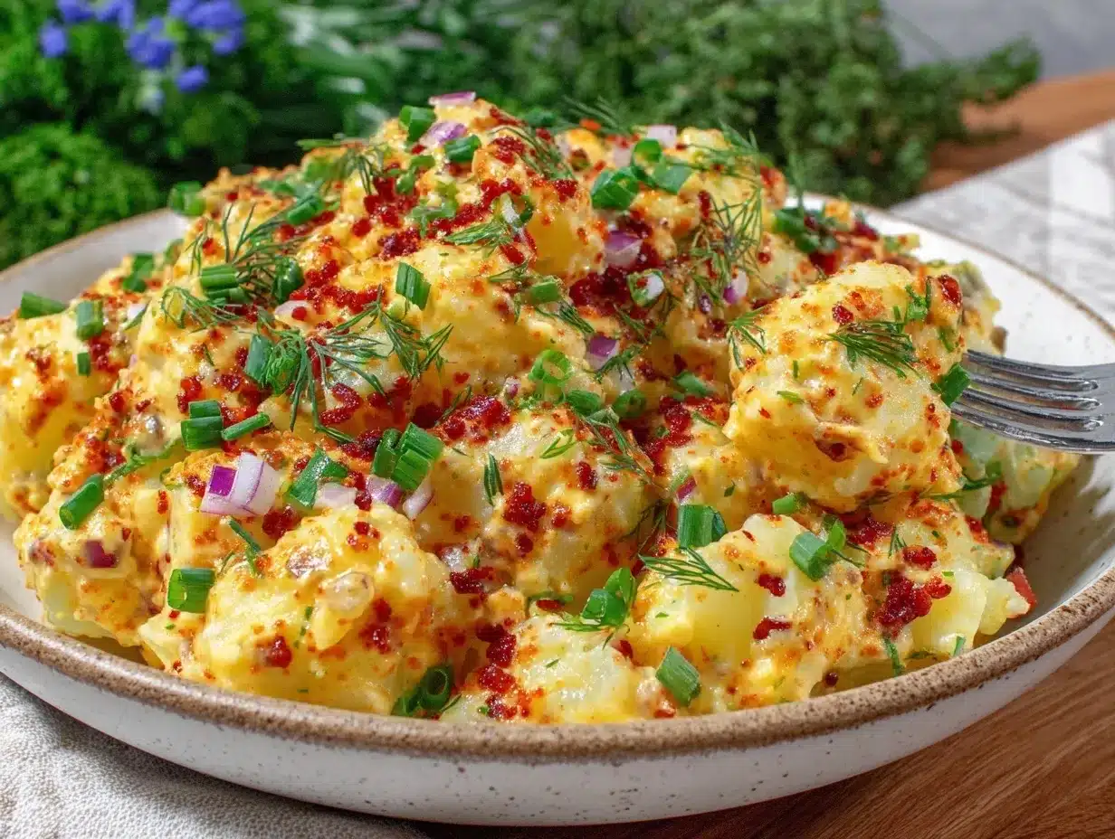 Grandmas Potato Salad Mustard Style preparation steps