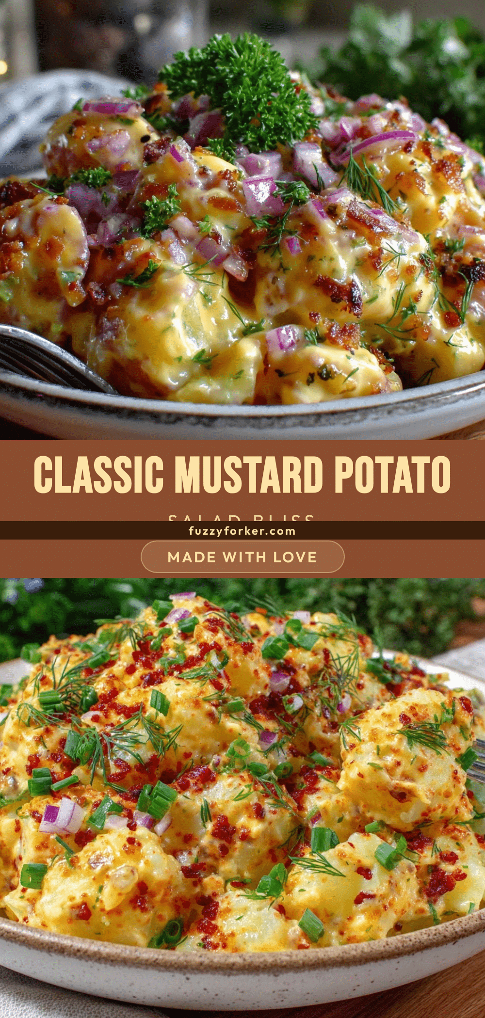 Grandmas Potato Salad Mustard Style recipe