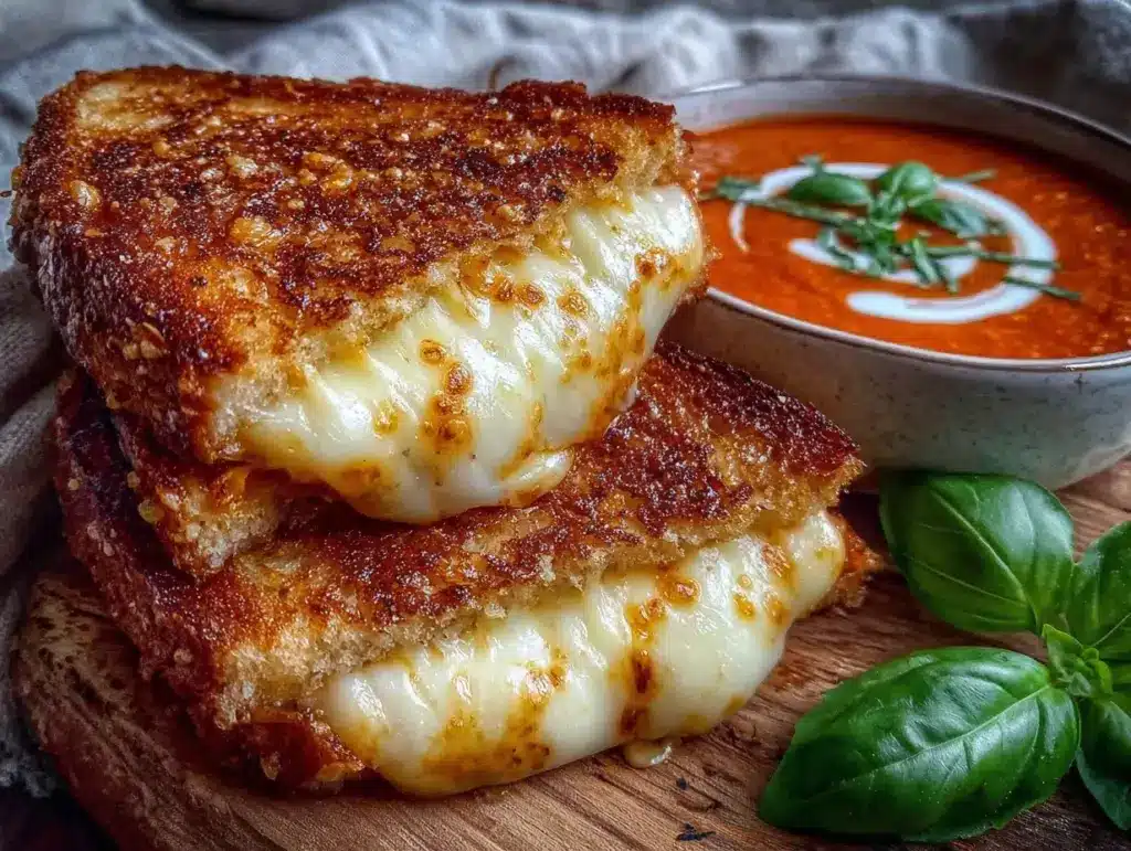grilled cheese and tomato soup recipe - featured image