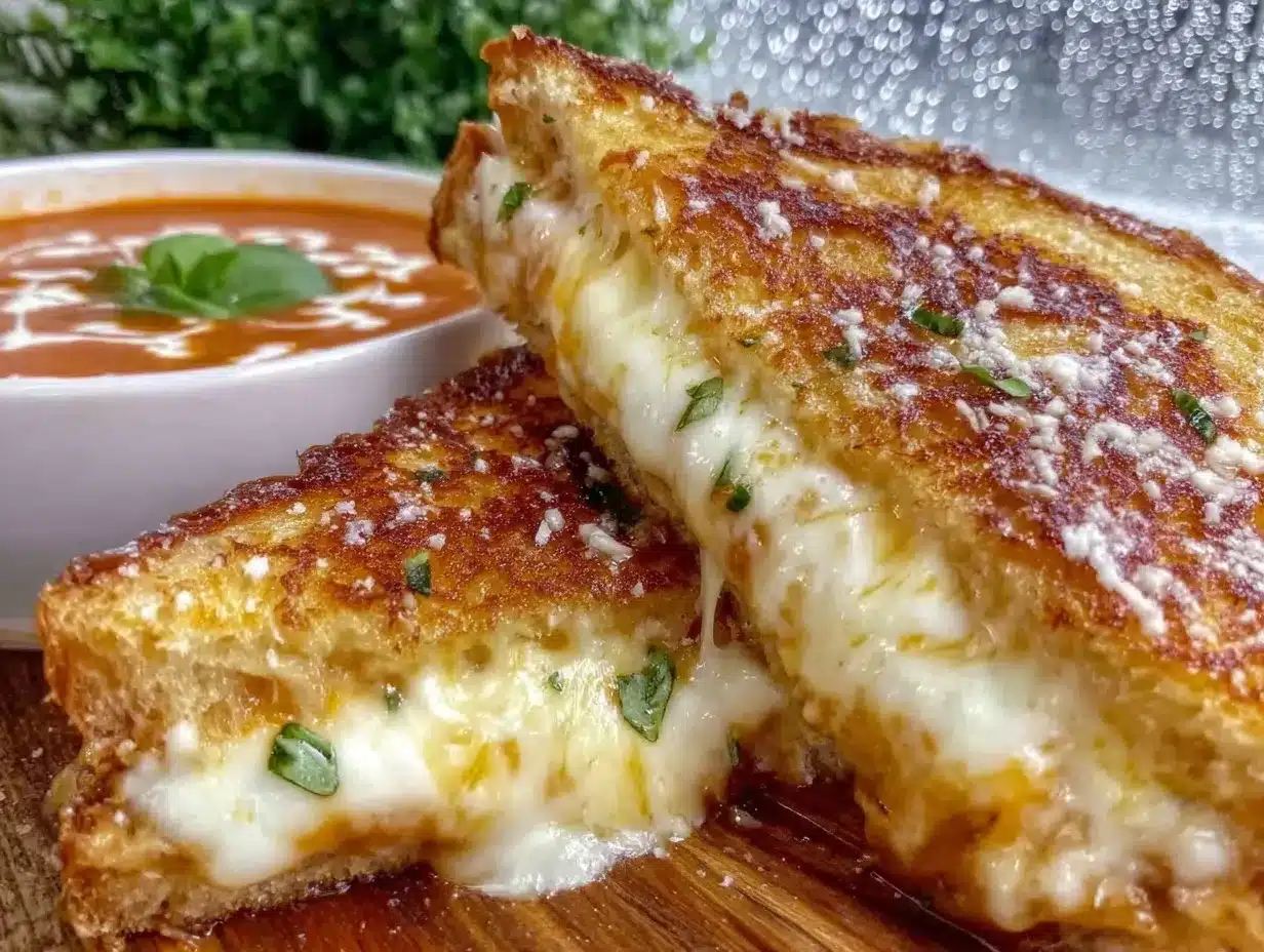 grilled cheese and tomato soup recipe preparation steps
