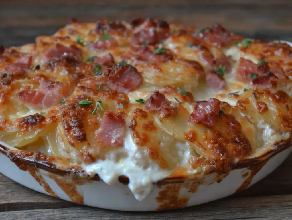 ham and scalloped potatoes - featured image