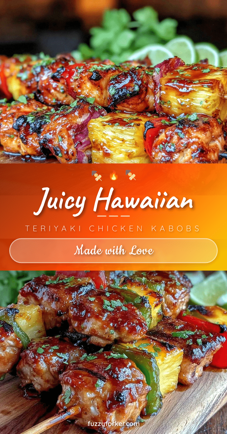 hawaiian teriyaki chicken kabobs recipe