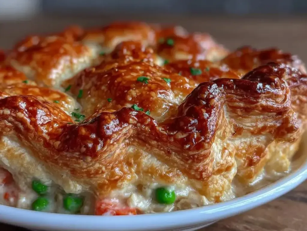 homemade chicken pot pie - featured image