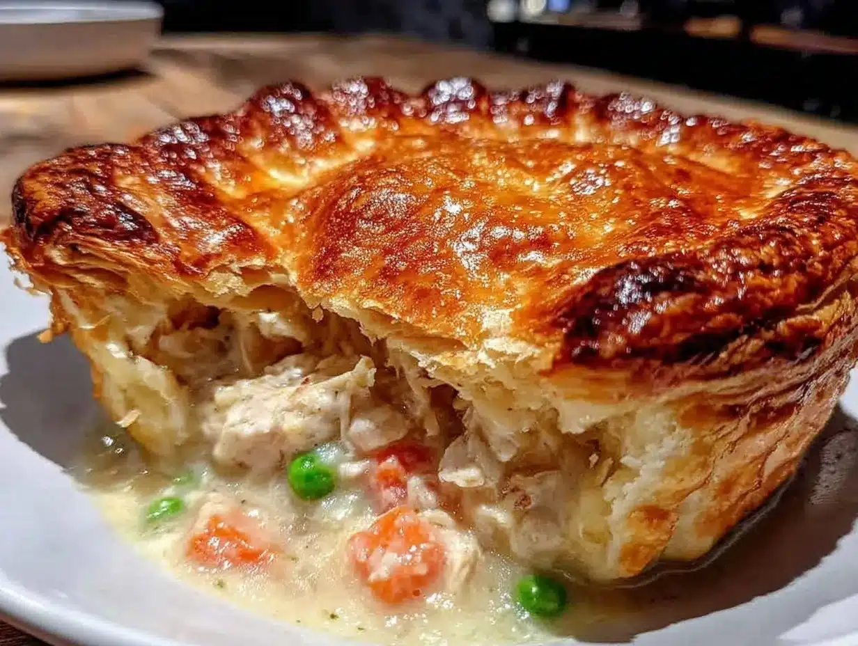homemade chicken pot pie preparation steps