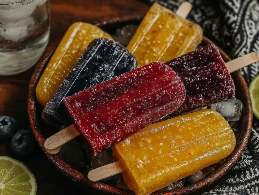 homemade freezer pops recipe - featured image