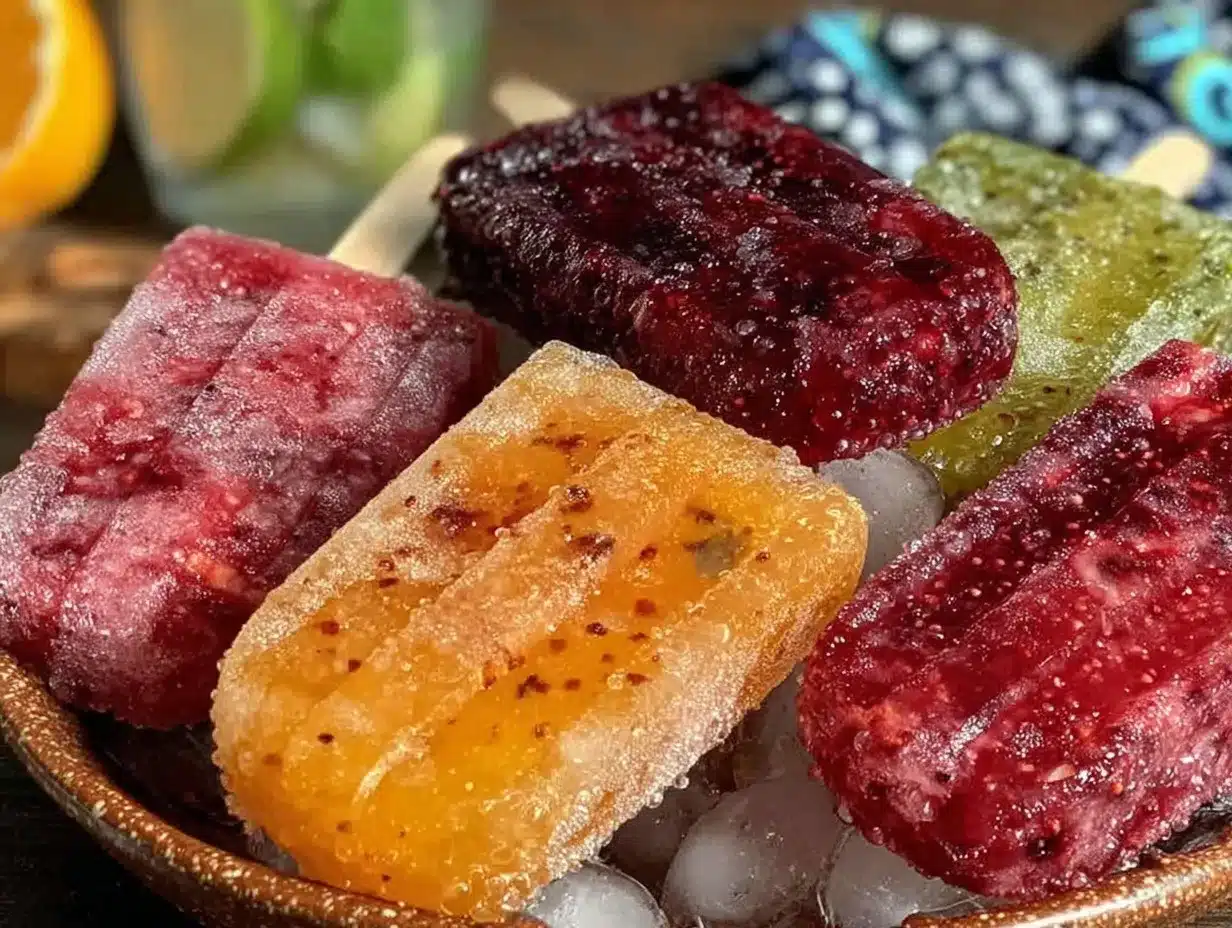 homemade freezer pops recipe preparation steps