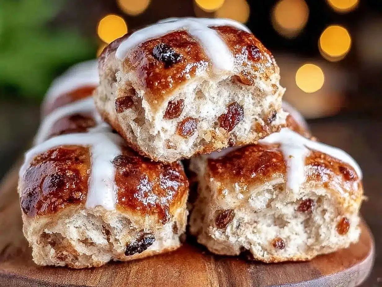 homemade hot cross buns recipe preparation steps