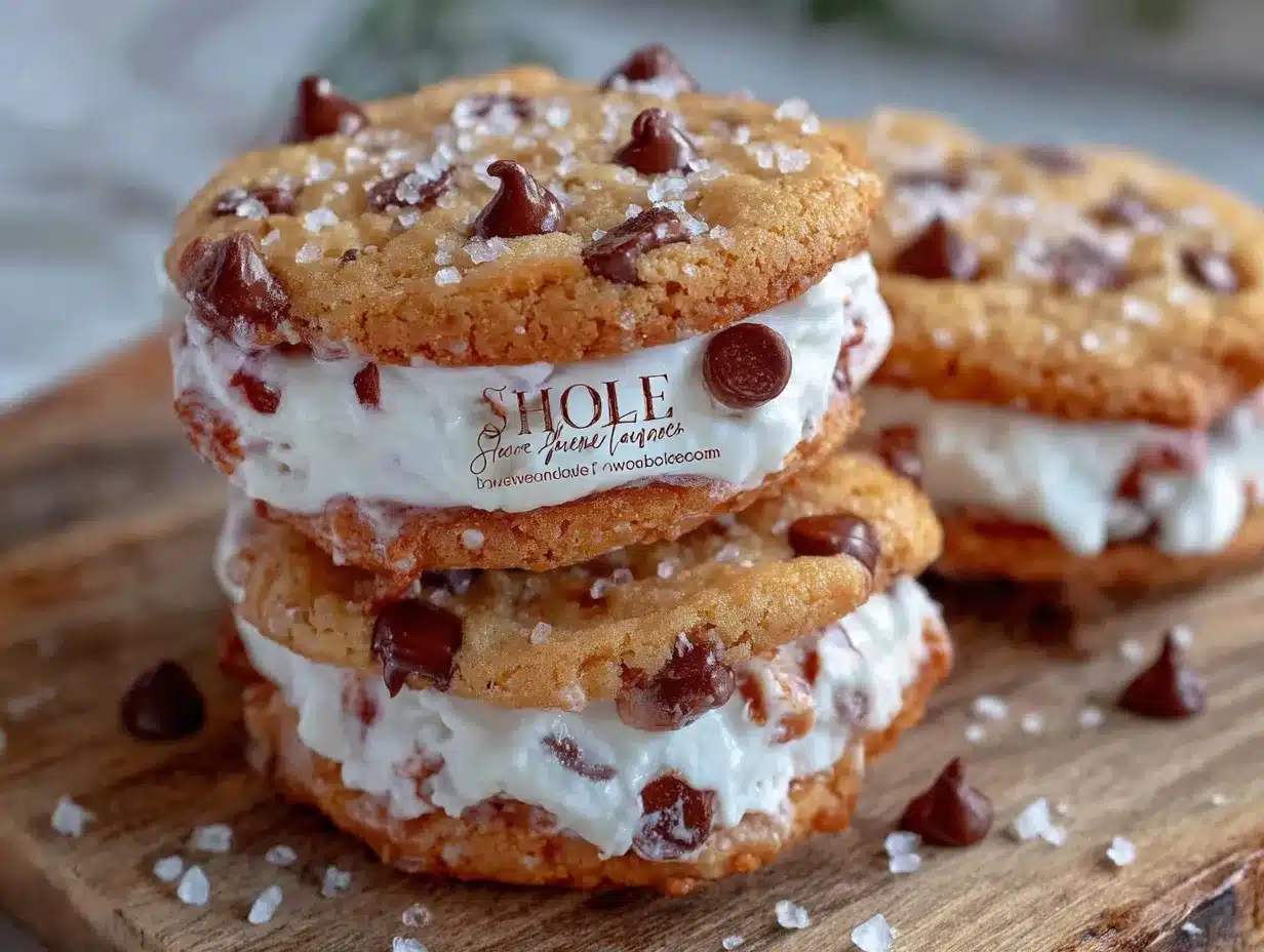 homemade ice cream sandwiches preparation steps