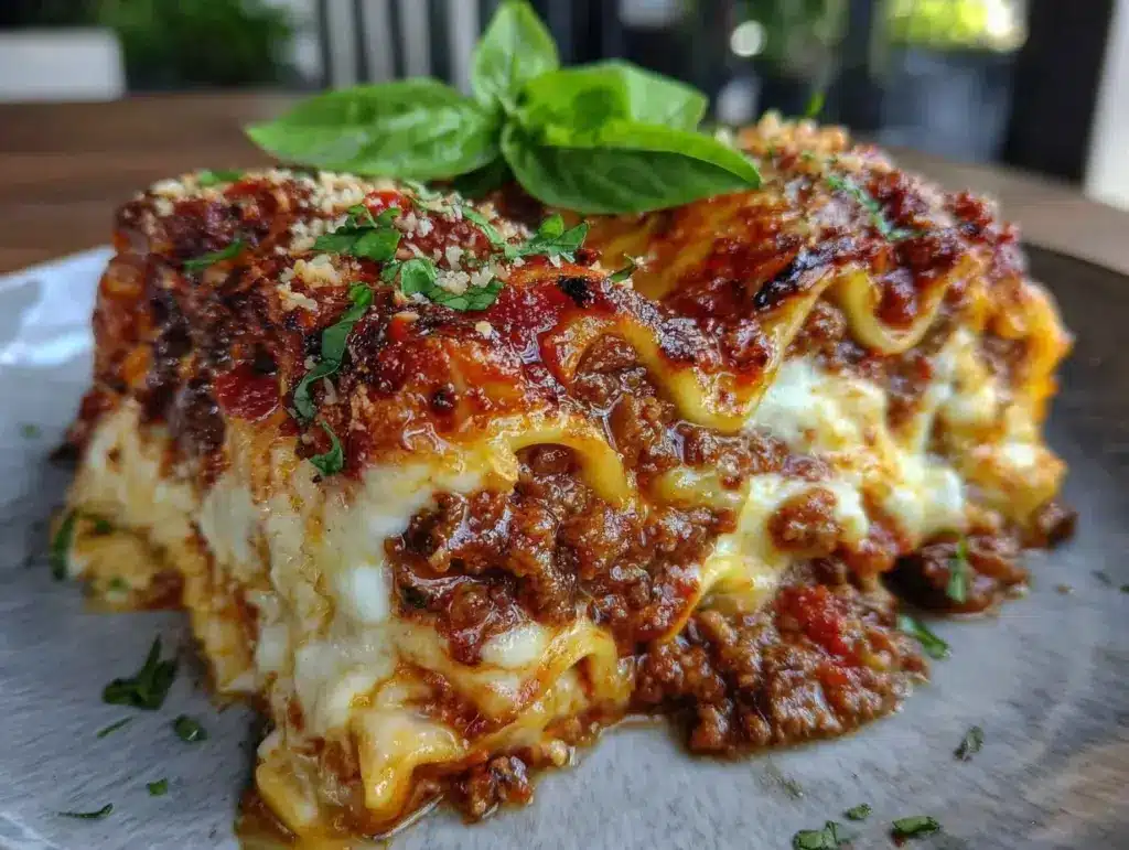 homemade lasagna recipe - featured image