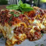 homemade lasagna recipe - featured image