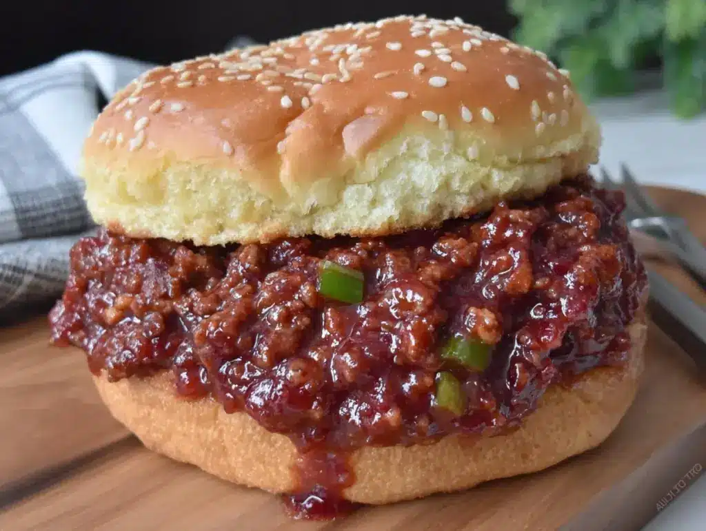 homemade sloppy joes recipe - featured image