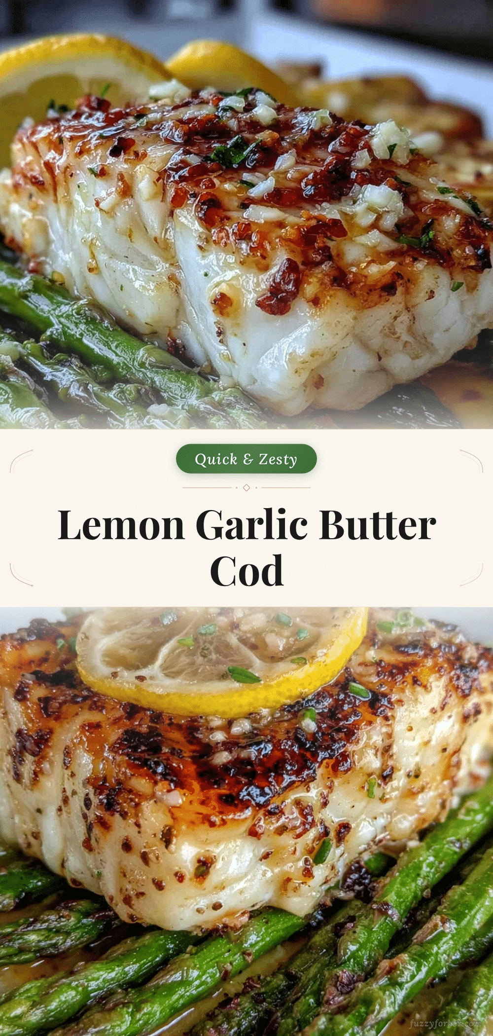 lemon garlic butter cod recipe