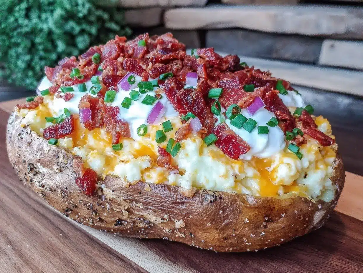 loaded baked potato dad style recipe preparation steps