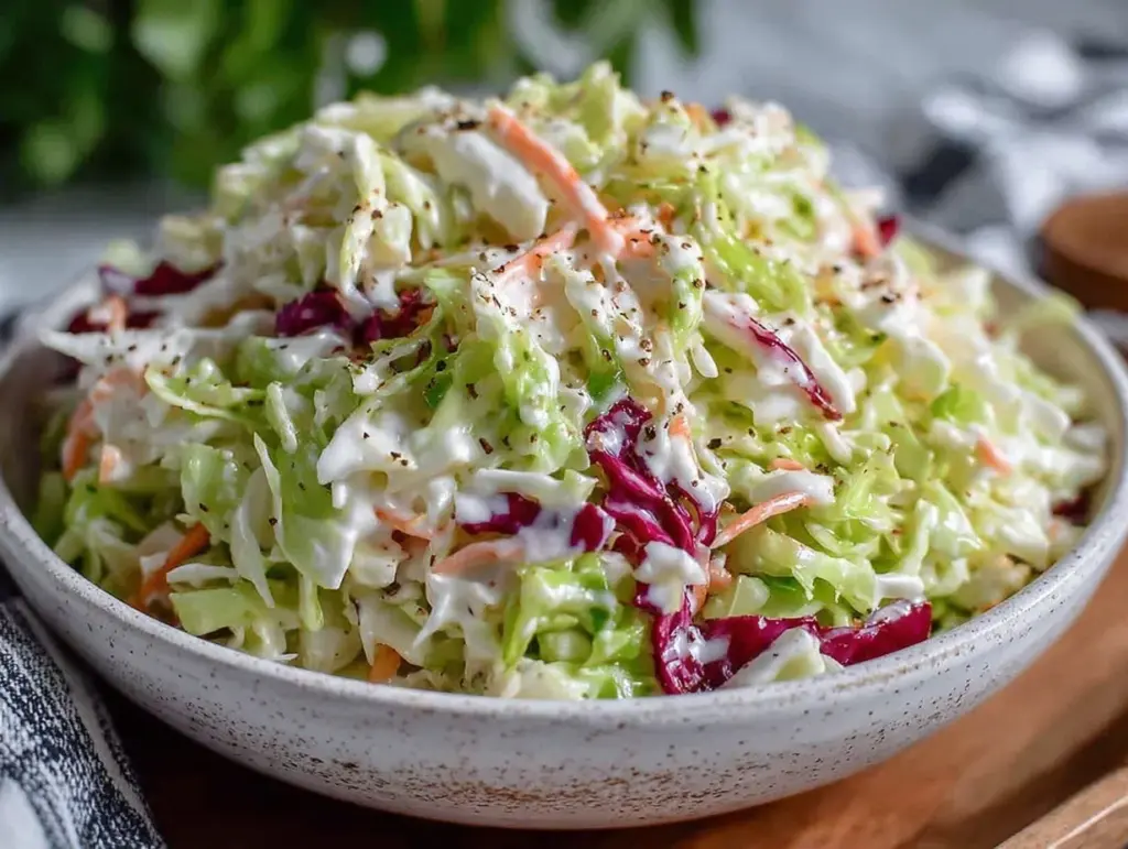 old fashioned coleslaw recipe - featured image