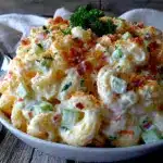 old fashioned macaroni salad - featured image