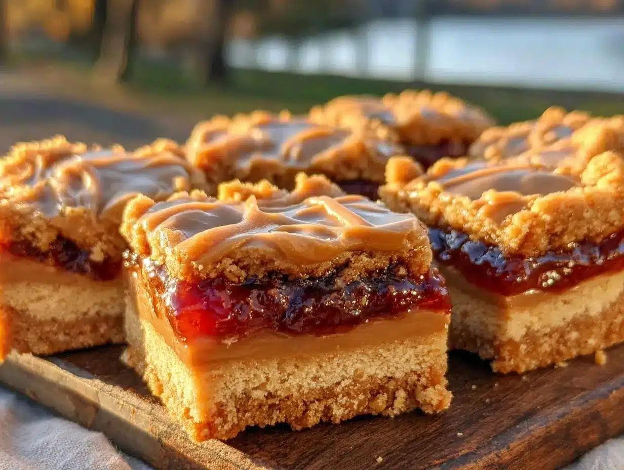 PB&J bars recipe preparation steps