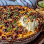 pellet grill smoked queso dip - featured image