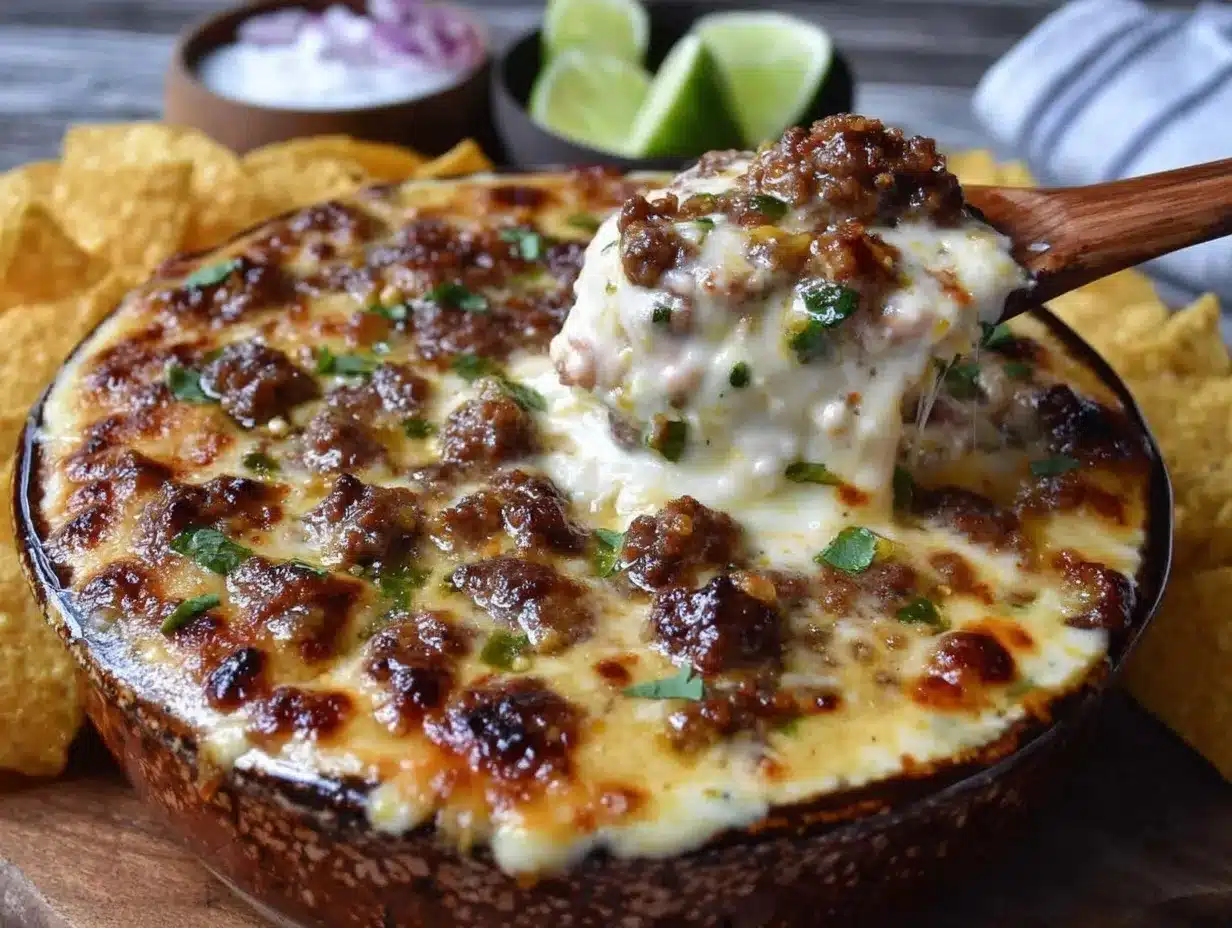 pellet grill smoked queso dip preparation steps