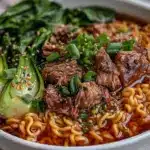 quick savory chicken ramen - featured image