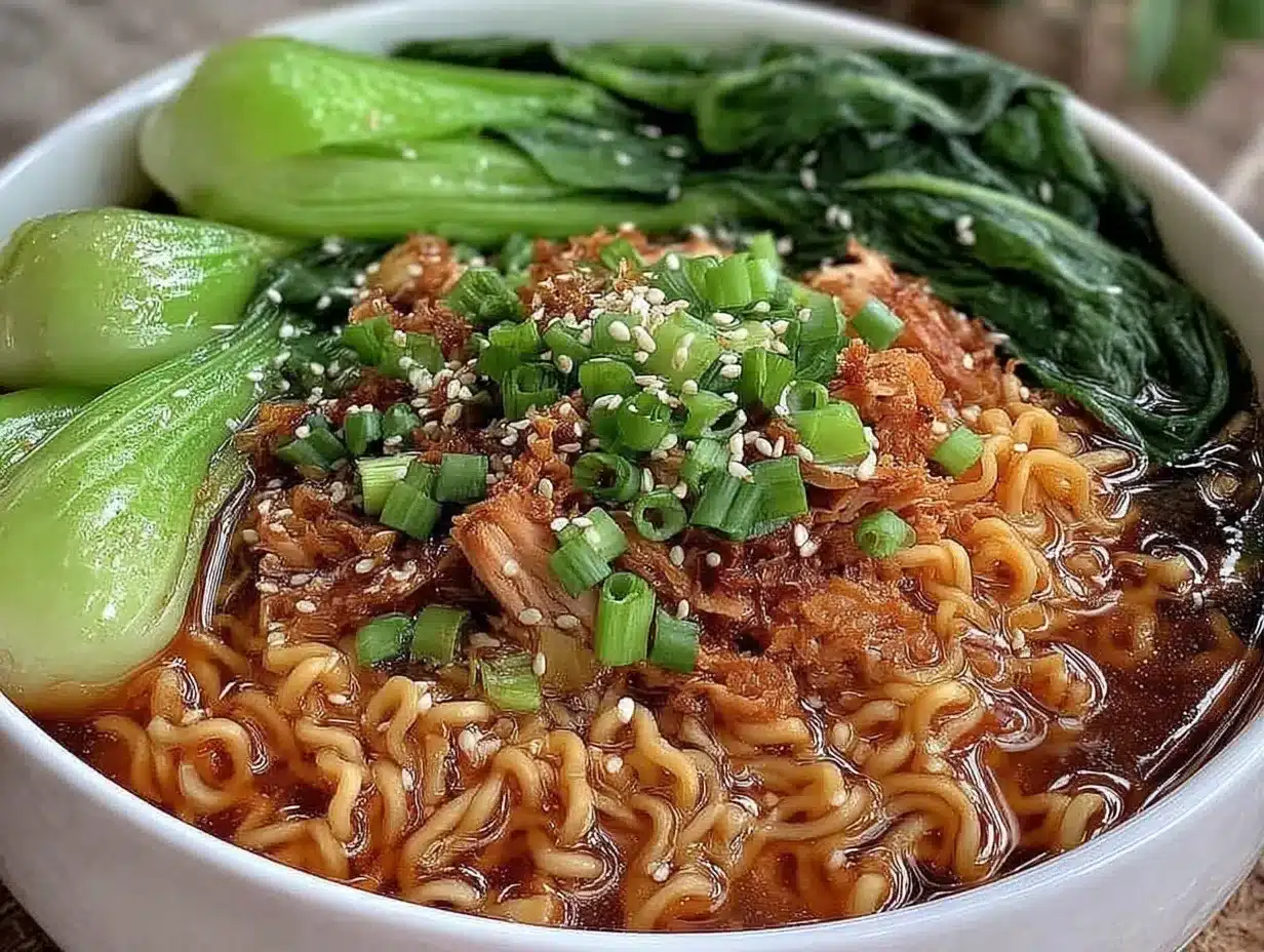 quick savory chicken ramen preparation steps