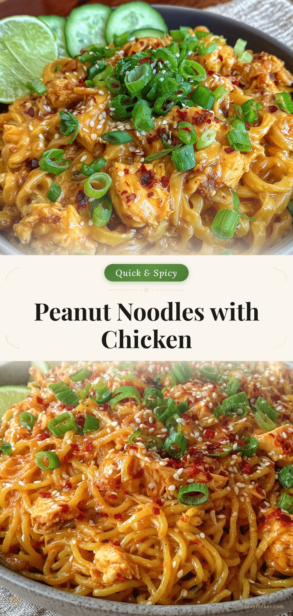 quick spicy peanut noodles recipe