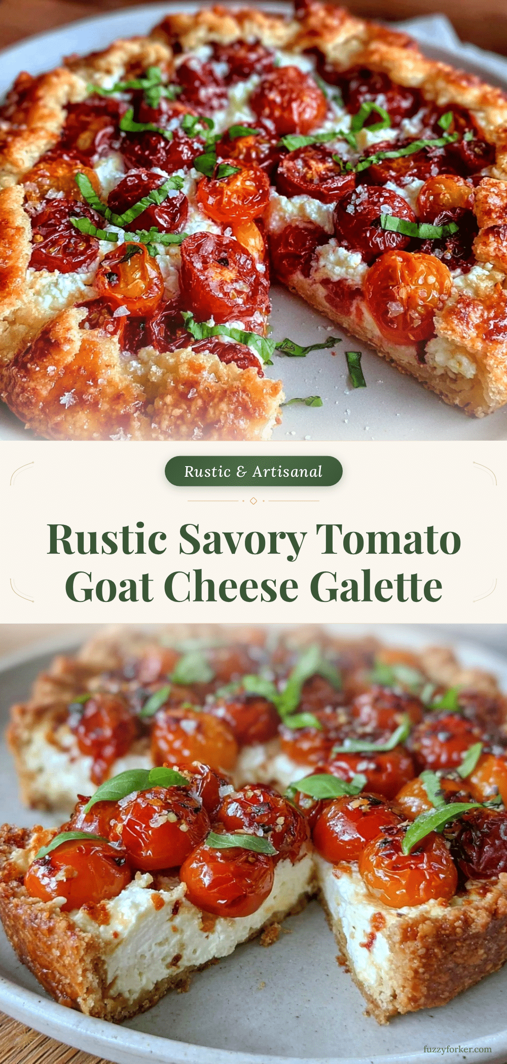 savory tomato goat cheese galette recipe