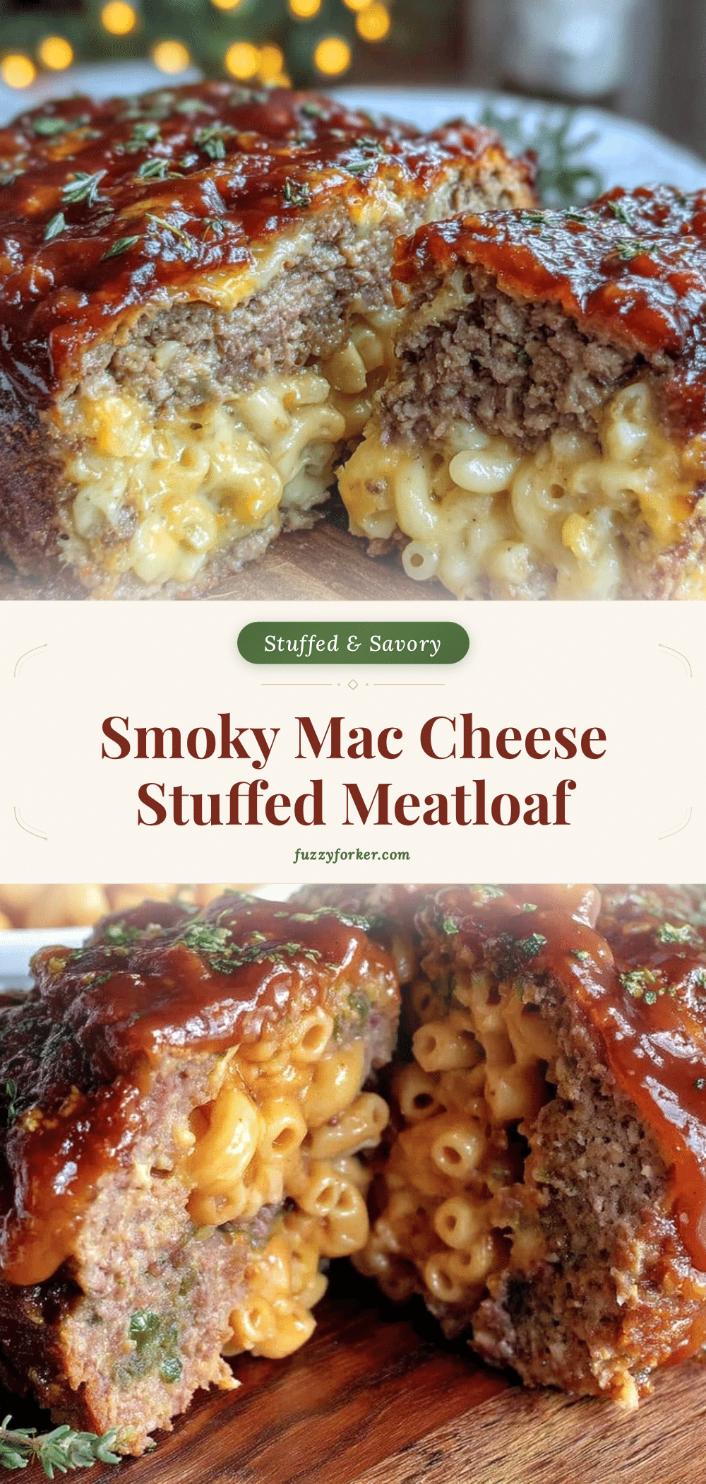 smoked mac and cheese stuffed meatloaf recipe